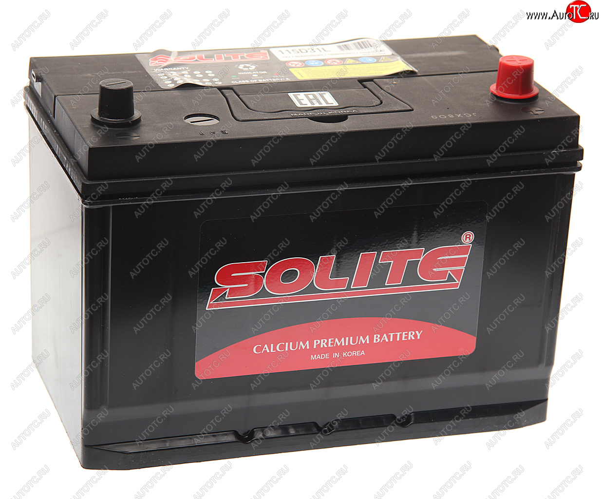 15 949 р. Аккумулятор SOLITE 95Ач обратная полярность SOLITE 6ст95(0) 115d31l  с доставкой в г. Воронеж
