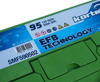 18 599 р. Аккумулятор KORTEX EFB ASIA 95Ач KORTEX 6ст95(1) smf590502 (d31)  с доставкой в г. Воронеж. Увеличить фотографию 3