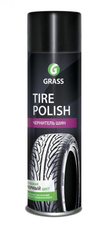 Чернитель шин 650мл аэрозоль Tire Polish GRASS GRASS 700670