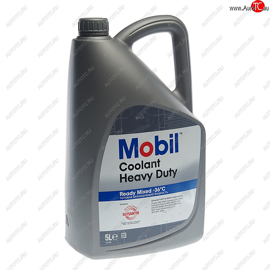 4 299 р. Антифриз желтый 5л COOLANT HEAVY DUTY MOBIL MOBIL 720943  с доставкой в г. Воронеж