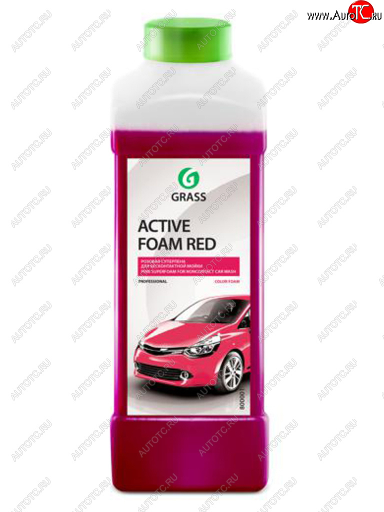 439 р. Шампунь для бесконтактной мойки 1л Active Foam Red GRASS GRASS 800001  с доставкой в г. Воронеж