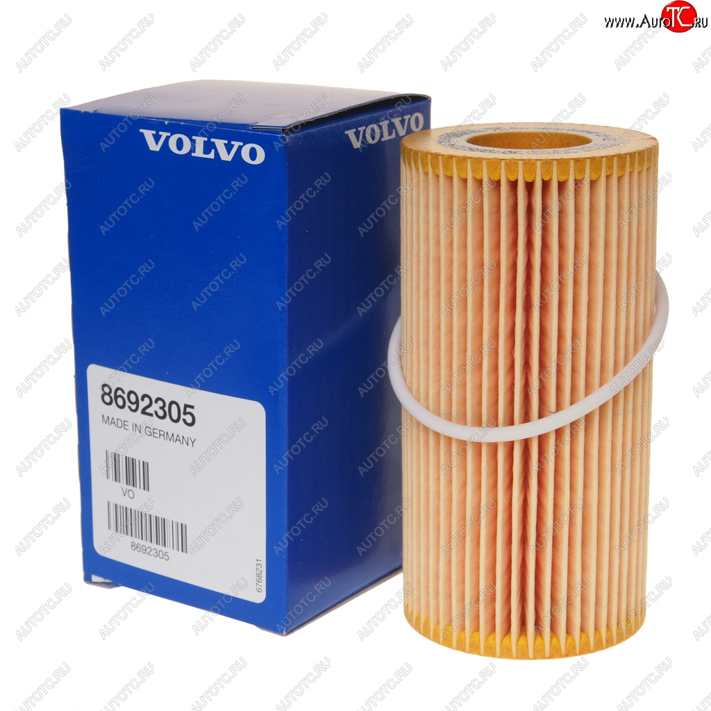 1 499 р. Фильтр масляный VOLVO S40 (10-),S60 (10-),S80 (10-) OE VOLVO 8692305  с доставкой в г. Воронеж