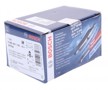 1 699 р. Колодки тормозные задние (4шт.) BOSCH Mitsubishi Galant 8  дорестайлинг седан (1996-1998)  с доставкой в г. Воронеж. Увеличить фотографию 2