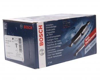 4 569 р. Колодки тормозные передние (4шт.) BOSCH Fiat Doblo 263 дорестайлинг (2010-2015)  с доставкой в г. Воронеж. Увеличить фотографию 2