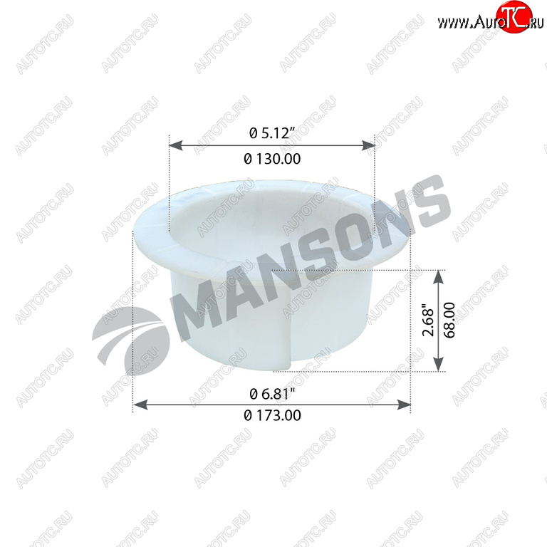 187 р. Втулка VOLVO балансира MANSONS MANSONS 900.394.6  с доставкой в г. Воронеж