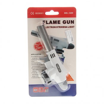 294 р. Горелка газовая под цанговый баллон с пьезоподжигом FLAME GUN 920 FLAME GUN 920  с доставкой в г. Воронеж. Увеличить фотографию 3