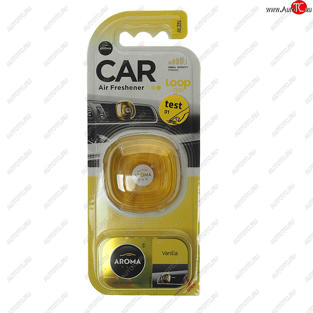299 р. Ароматизатор на дефлектор гелевый (ваниль) Loop AROMA CAR AROMA CAR 92599  с доставкой в г. Воронеж