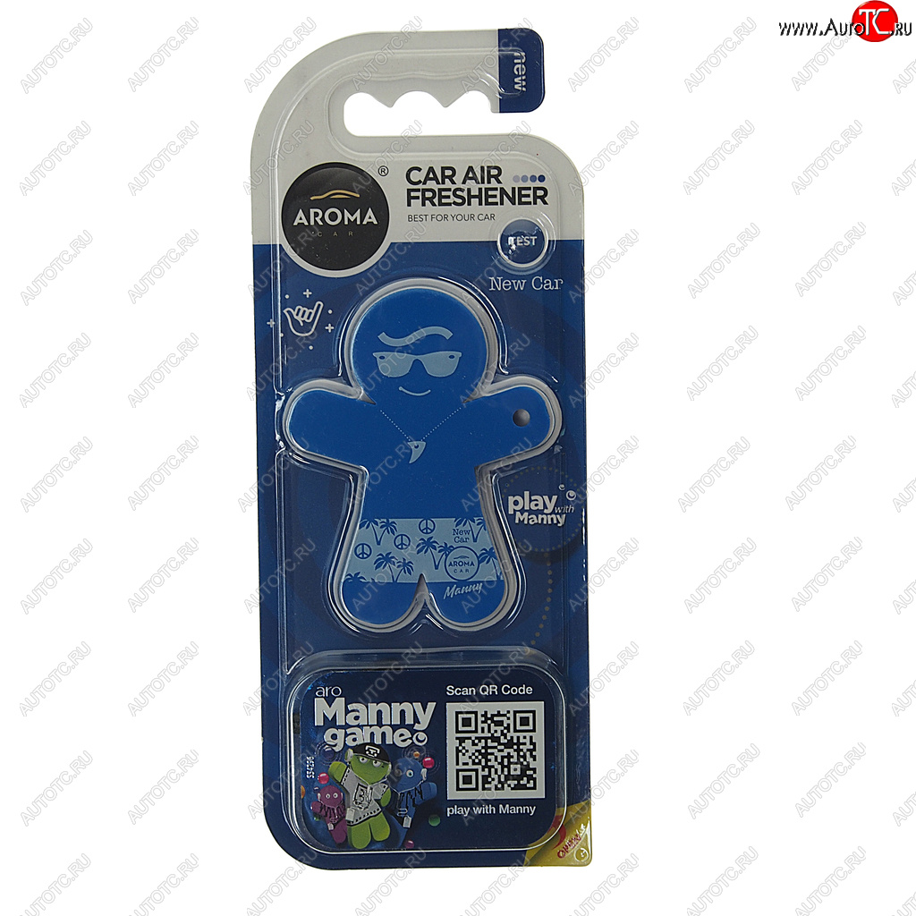 294 р. Ароматизатор на дефлектор полимерный (новая машина) 8г Manny AROMA CAR AROMA CAR 92996  с доставкой в г. Воронеж