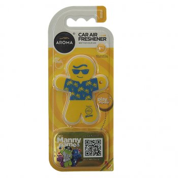 Ароматизатор на дефлектор полимерный (ваниль) 8г Manny AROMA CAR AROMA CAR 92997