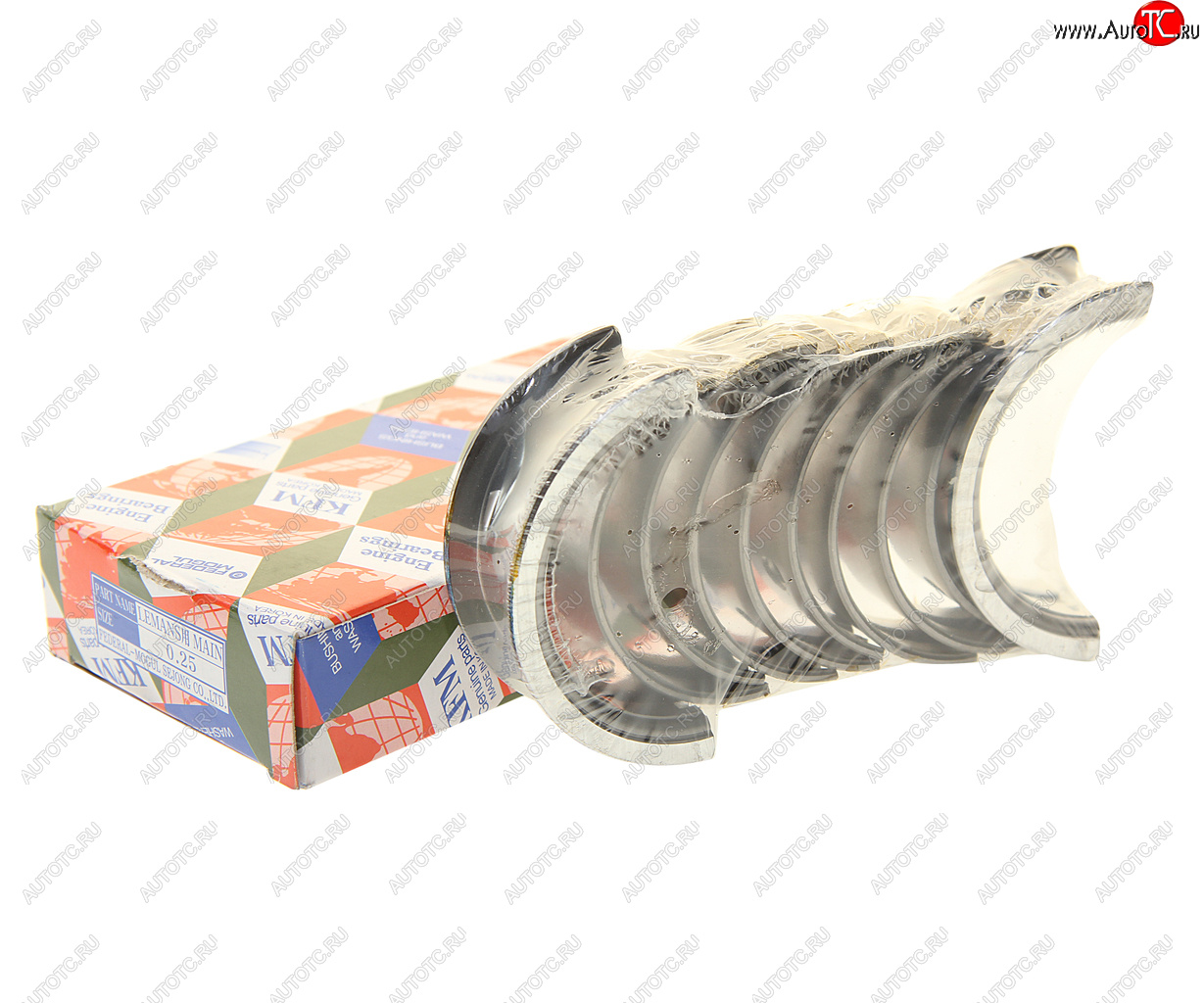 2 599 р. Вкладыши DAEWOO Nexia (95-) коренные d+0.25 комплект (10шт.) KFM KFM 93742706  с доставкой в г. Воронеж