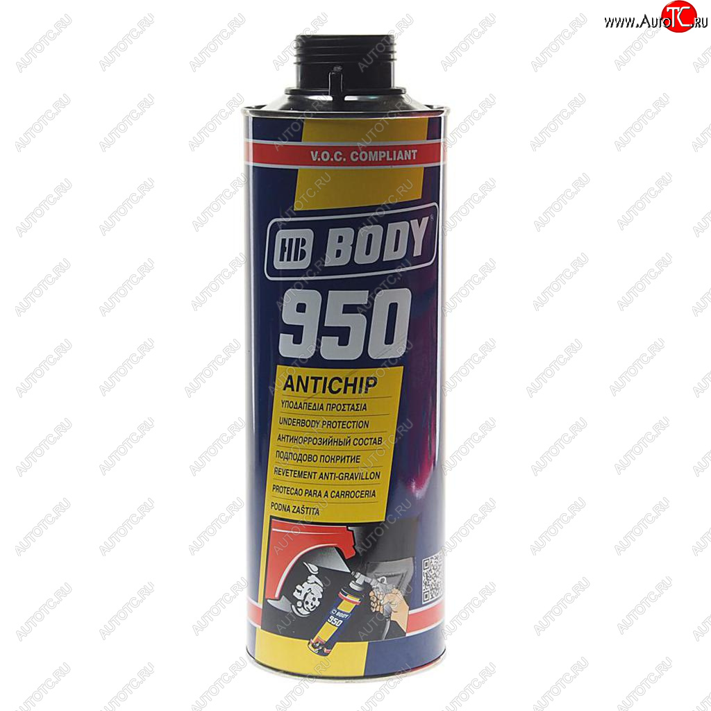 1 099 р. Антигравий черный 1л 950 BODY BODY 9500200001  с доставкой в г. Воронеж