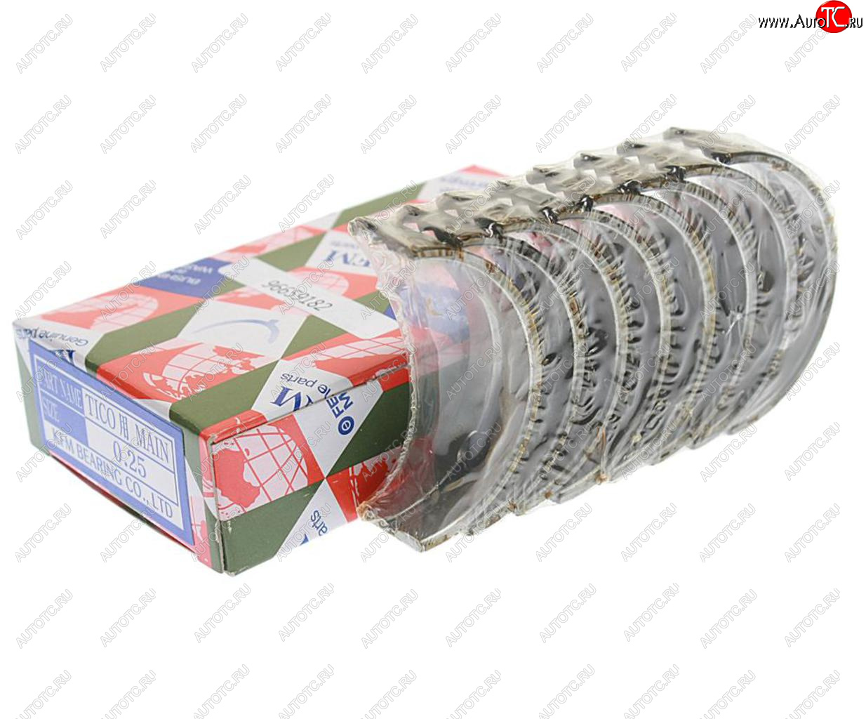 1 099 р. Вкладыши DAEWOO Matiz (0.8) коренные d+0.25 комплект (8шт.) KFM KFM 96659182  с доставкой в г. Воронеж