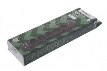 929 р. Фильтр сетевой 5м 10А 2200Вт 5 гнезд + 2 USB с заземлением черный DEFENDER DEFENDER 99755  с доставкой в г. Воронеж. Увеличить фотографию 4