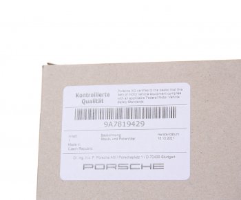 1 789 р. Фильтр воздушный салона PORSCHE Cayenne,Panamera (07-) OE VAG 9a7819429  с доставкой в г. Воронеж. Увеличить фотографию 3