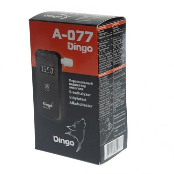 8 499 р. Алкотестер цифровой до 4.00 промилле LCD дисплей,звуковой сигнализатор ДИНГО ДИНГО а-077  с доставкой в г. Воронеж. Увеличить фотографию 4