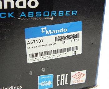 7 299 р. Амортизатор CHEVROLET Cobalt (13-) передний правый газовый MANDO MANDO a57101 MANDO a57101  с доставкой в г. Воронеж. Увеличить фотографию 6