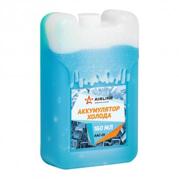 158 р. Аккумулятор холода 160г водно-солевой (жесткий) AIRLINE AIRLINE aac-01  с доставкой в г. Воронеж. Увеличить фотографию 3