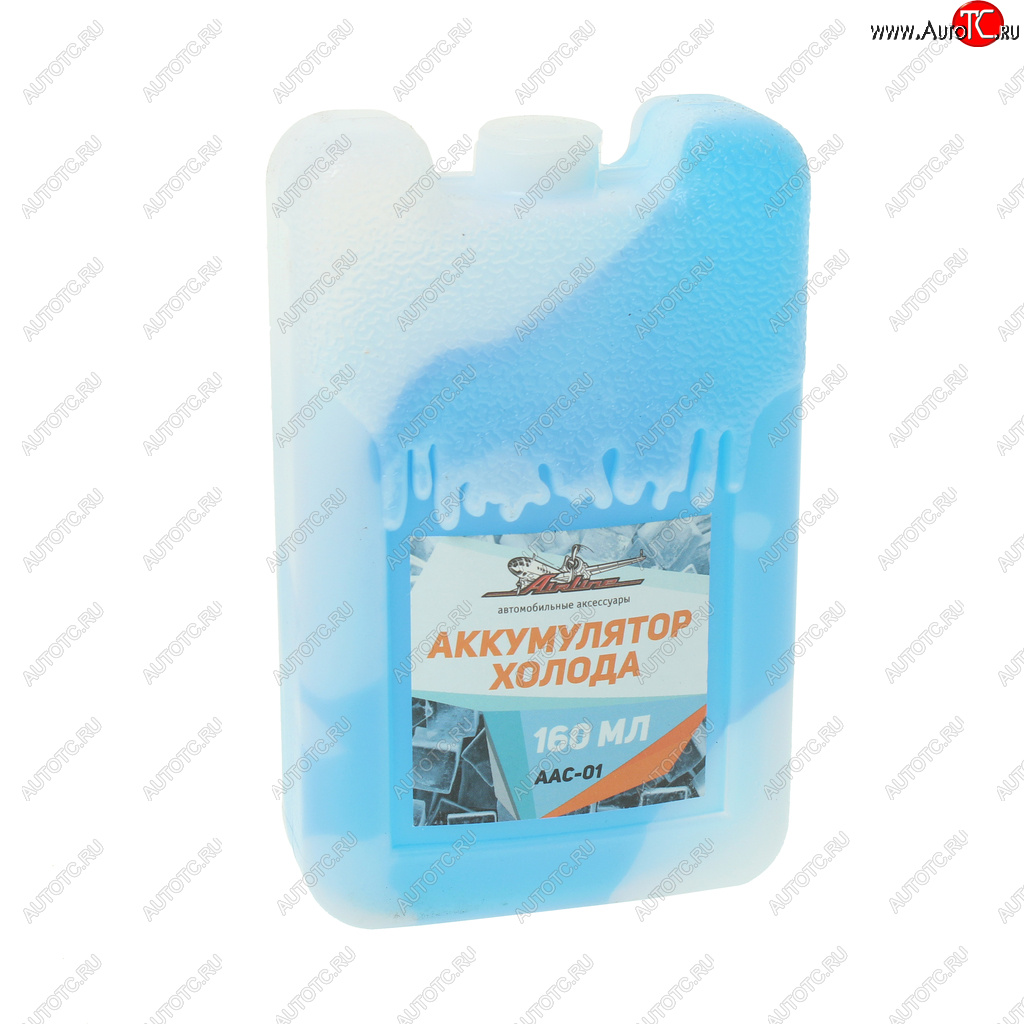 158 р. Аккумулятор холода 160г водно-солевой (жесткий) AIRLINE AIRLINE aac-01  с доставкой в г. Воронеж