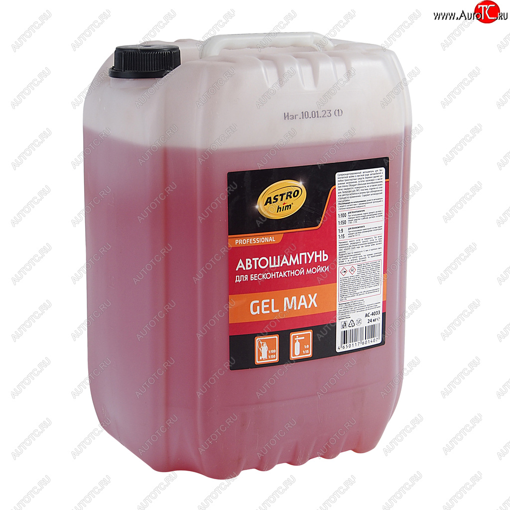 5 699 р. Шампунь для бесконтактной мойки 24л GEL MAX ASTROHIM ASTROHIM ac-4033  с доставкой в г. Воронеж