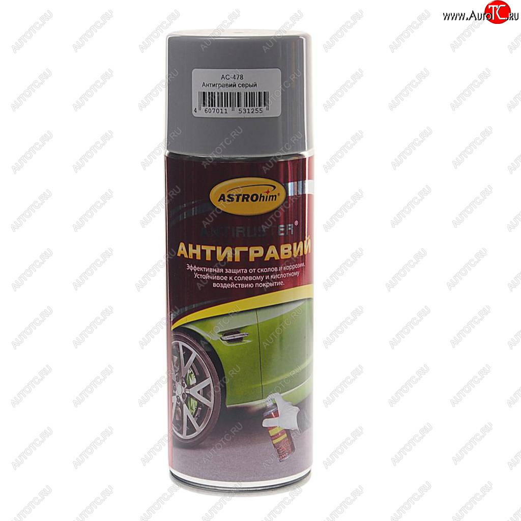 389 р. Антигравий серый аэрозоль 0.52л ASTROHIM ASTROHIM ac-478  с доставкой в г. Воронеж