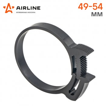 39 р. Хомут 49-549 мм, силовой зубчатый замок, пластик (ПА66) черный AIRLINE AIRLINE adhc010  с доставкой в г. Воронеж. Увеличить фотографию 2