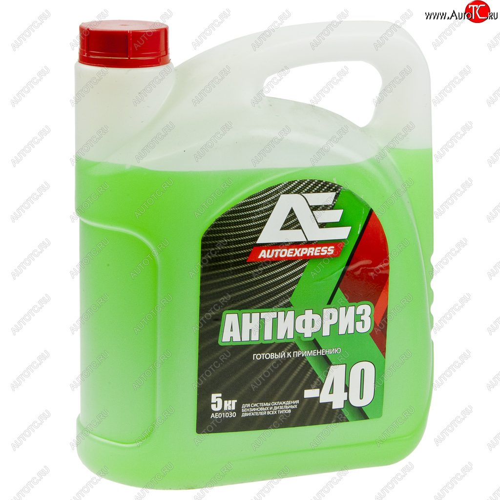 899 р. Антифриз зеленый -40C 5кг G11 GREEN AUTOEXPRESS ТИТАН-СМ ae-01030  с доставкой в г. Воронеж