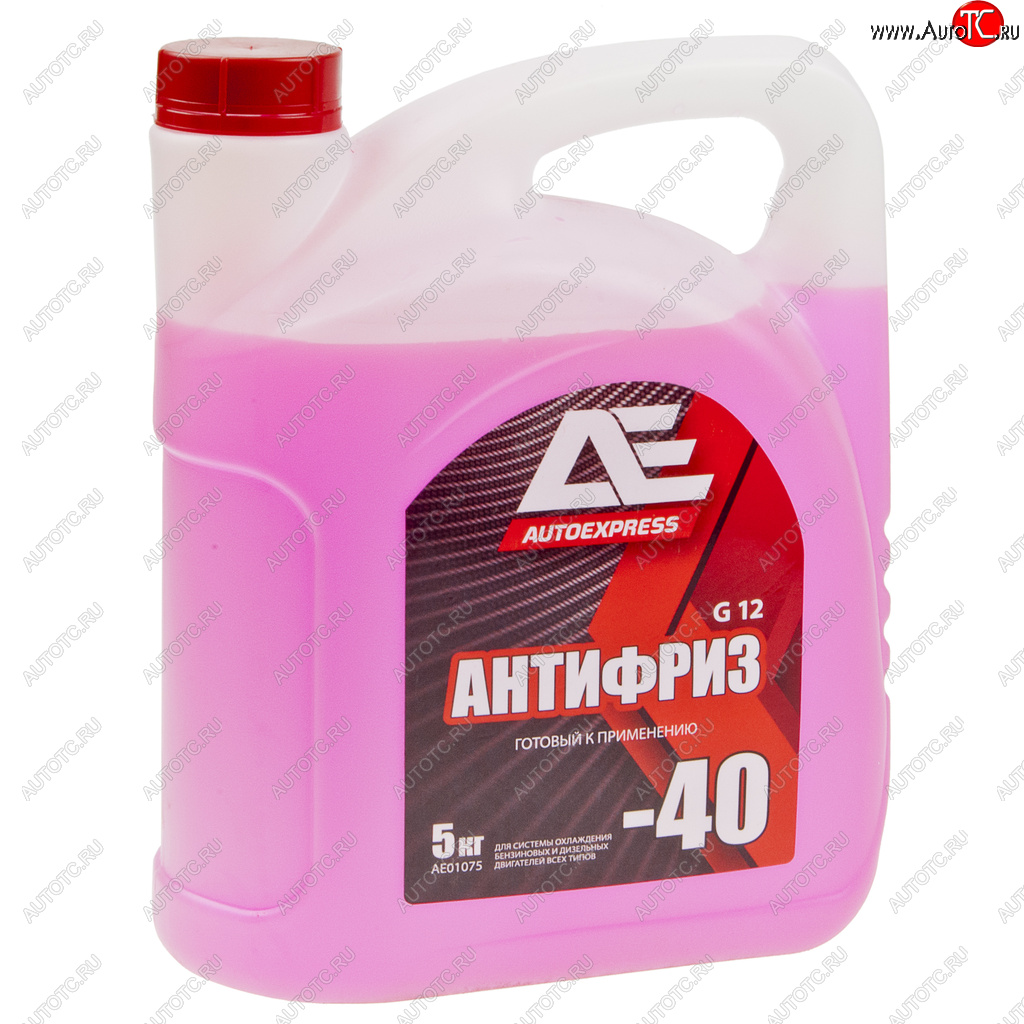 899 р. Антифриз красный -40C 5кг G12 RED AUTOEXPRESS ТИТАН-СМ ae-01075  с доставкой в г. Воронеж