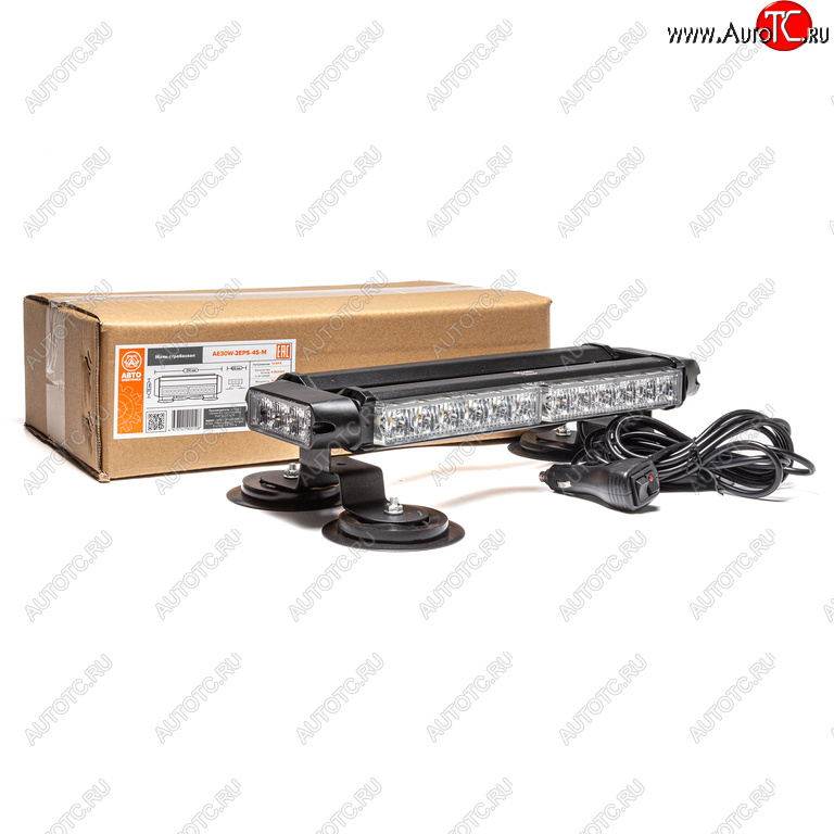 4 189 р. Балка светодиодная 1224V 30Вт на магните стробоскоп 4 стор.(2+2+2 блока Epistar) AVTOELECTRICA AVTOELECTRICA ae30w-2eps-4s-m  с доставкой в г. Воронеж