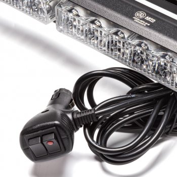 5 199 р. Балка светодиодная 1224V 42Вт магнит стробоскоп 4 стор.(3+3+2 блока Epistar) AVTOELECTRICA AVTOELECTRICA ae42w-3eps-4s-m  с доставкой в г. Воронеж. Увеличить фотографию 4