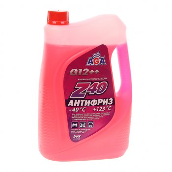 Антифриз красный -40C 5л Antifreeze Z40 AGA AGA aga002z