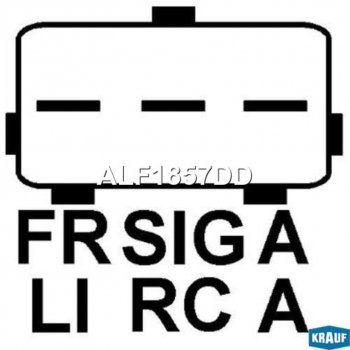 14 799 р. Генератор FORD Transit Connect,Tourneo Connect (02-) (1.8DITDCI) KRAUF KRAUF alf1857dd  с доставкой в г. Воронеж. Увеличить фотографию 3