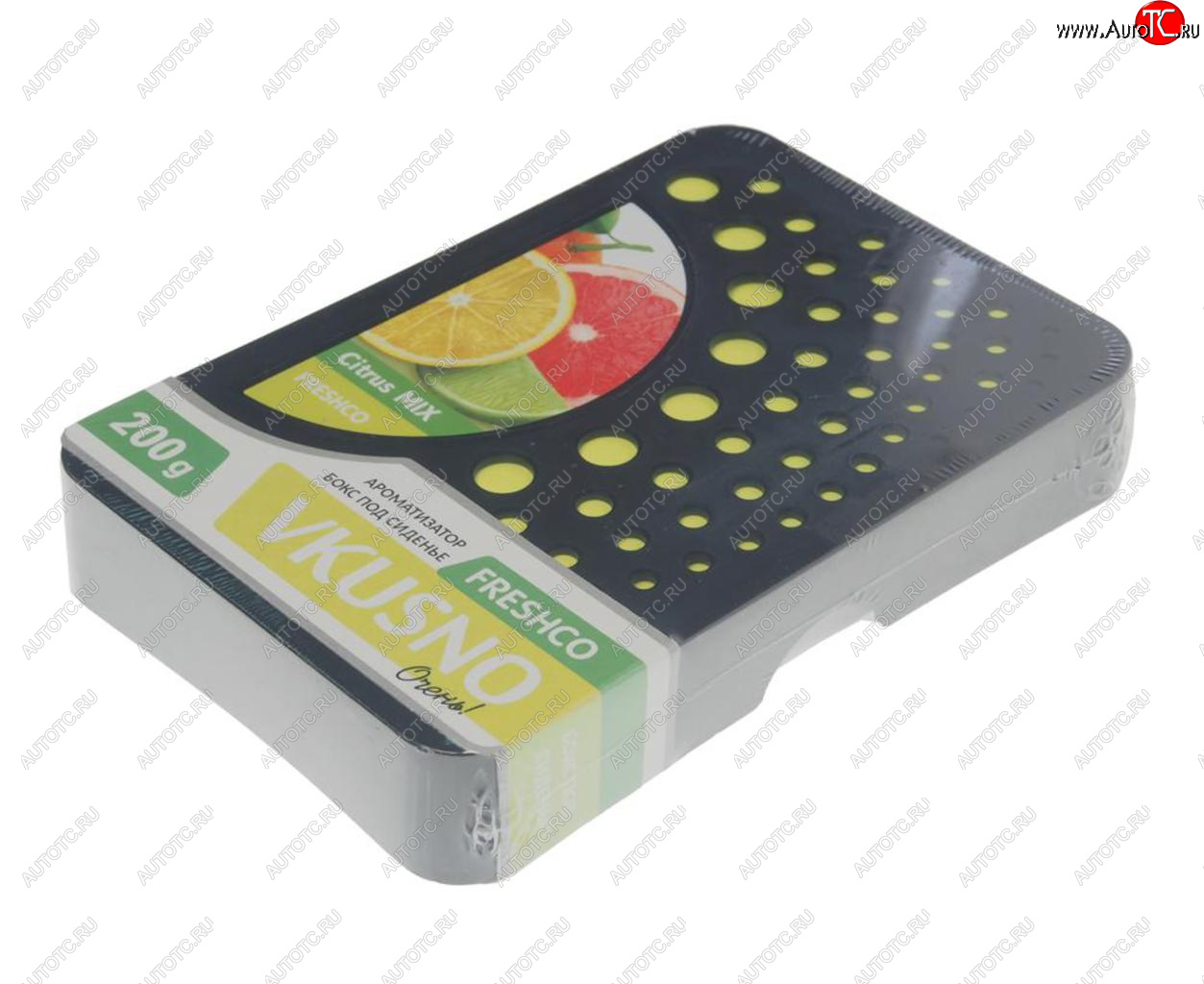 439 р. Ароматизатор под сиденье гелевый (цитрусовый микс) 200г Vkusno FRESHCO FRESHCO ar4bx010  с доставкой в г. Воронеж