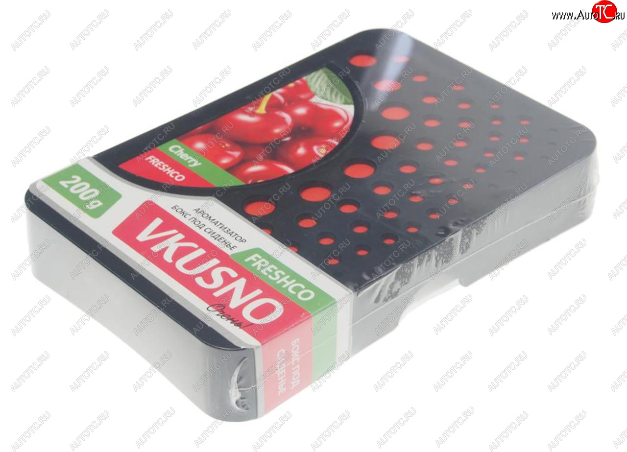 439 р. Ароматизатор под сиденье гелевый (вишня) 200г Vkusno FRESHCO FRESHCO ar4bx060  с доставкой в г. Воронеж