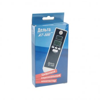 889 р. Алкотестер цифровой до 1.99 промилле два LCD дисплея, звуковой сигнализатор ДЕЛЬТА ДЕЛЬТА ат-500  с доставкой в г. Воронеж. Увеличить фотографию 2
