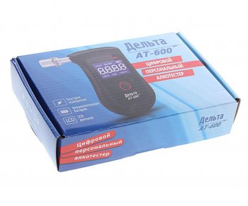 2 699 р. Алкотестер цифровой до 1.99 промилле LCD дисплей, звуковой сигнализатор ДЕЛЬТА ДЕЛЬТА ат-600  с доставкой в г. Воронеж. Увеличить фотографию 3