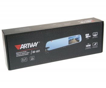 4 099 р. Видеорегистратор в зеркале ARTWAY ARTWAY av-601  с доставкой в г. Воронеж. Увеличить фотографию 6