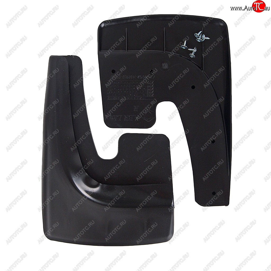 619 р. Брызговик универсальный Classic Black в вакууме 2шт. ТРИАДА ТРИАДА b-01v  с доставкой в г. Воронеж