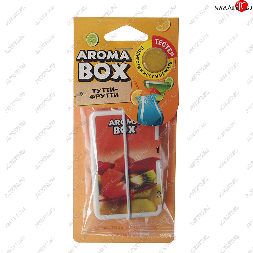 150 р. Ароматизатор подвесной картон высококапиллярный (тутти-фрутти) Aroma Box FOUETTE FOUETTE b-13  с доставкой в г. Воронеж