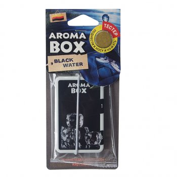 Ароматизатор подвесной картон высококапиллярный (лед черный) Aroma Box FOUETTE FOUETTE b-17