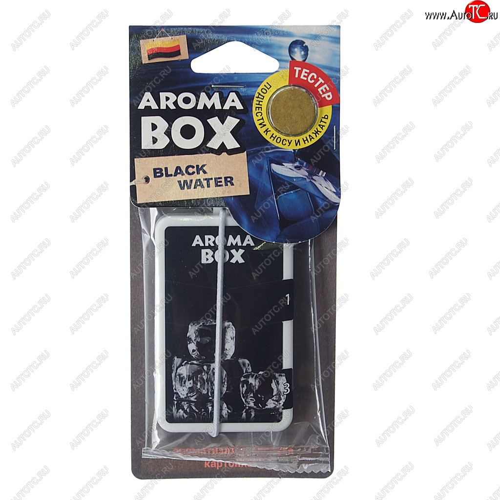 150 р. Ароматизатор подвесной картон высококапиллярный (лед черный) Aroma Box FOUETTE FOUETTE b-17  с доставкой в г. Воронеж