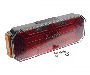 Фонарь задний универсальный светодиодный c подсветкой номера левый LED LT LED TECHNOLOGY b2-l (emc) LED TECHNOLOGY b2-l (emc)