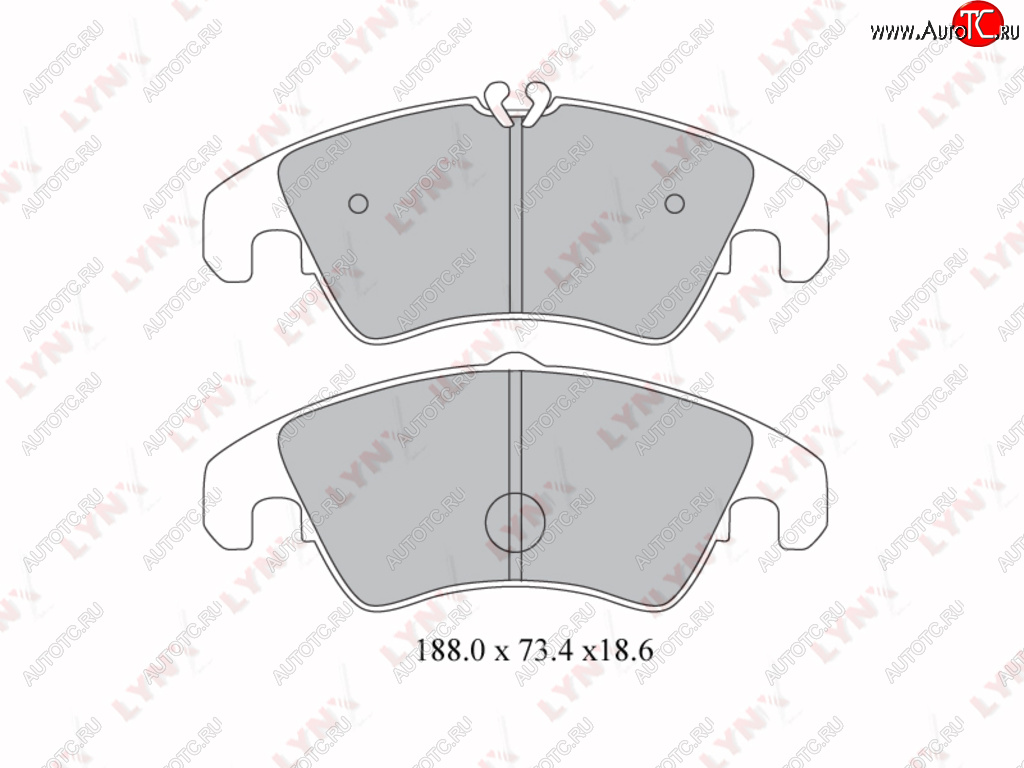 3 789 р. Колодки тормозные передние(4шт.) LYNX  Audi A4 ( B5 8D2 седан,  B5 8D5 универсал,  B6,  B7,  B8,  B9) - Q5 ( 8R,  FY)  с доставкой в г. Воронеж