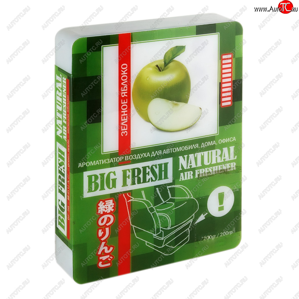 619 р. Ароматизатор под сиденье гелевый (яблоко зеленое) Big Fresh FKVJP FKVJP bf-56 FKVJP bf-56  с доставкой в г. Воронеж