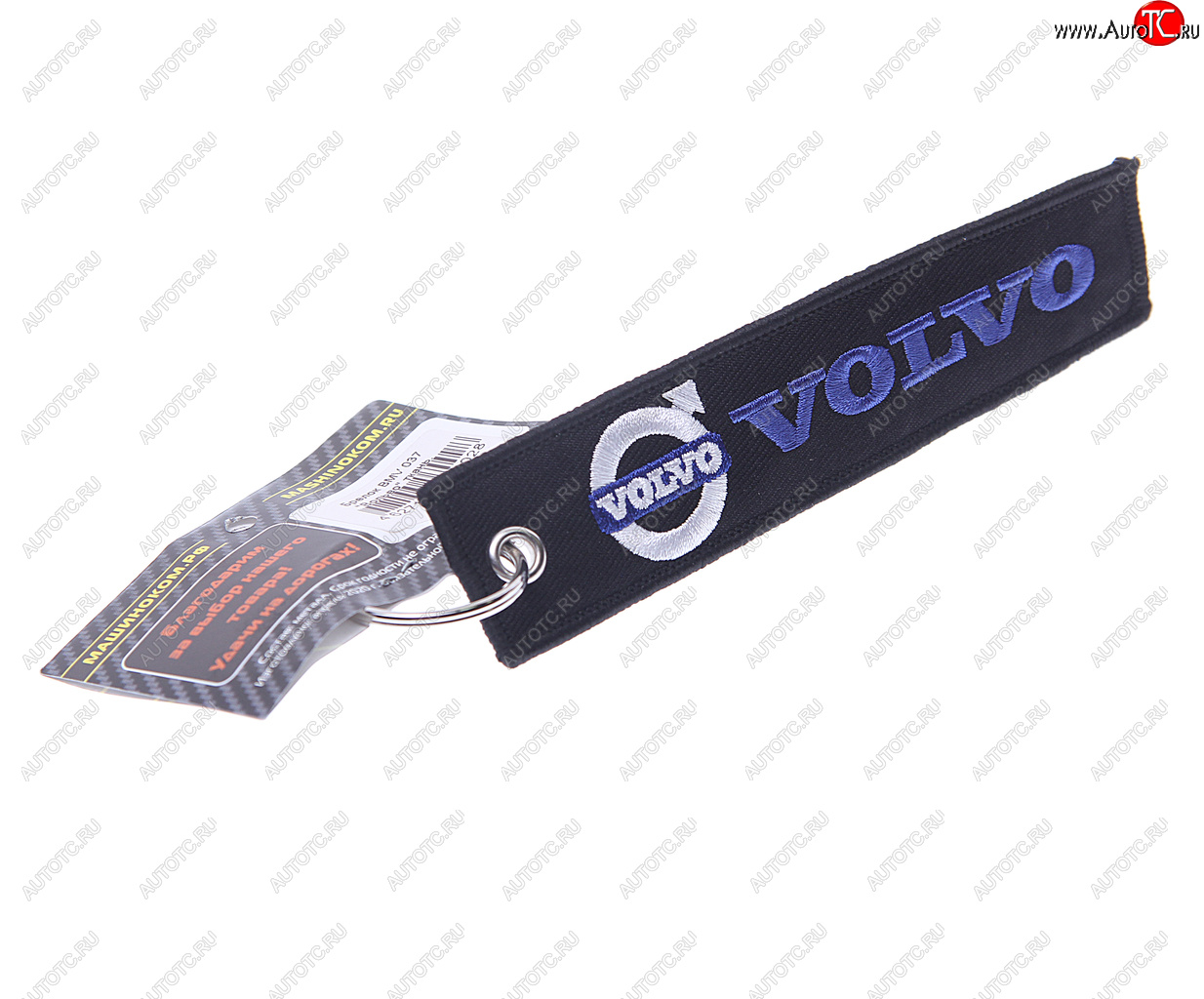 188 р. Брелок VOLVO ткань,вышивка 13х3см MASHINOKOM MASHINOKOM bmv 037  с доставкой в г. Воронеж