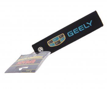 Брелок GEELY ткань,вышивка 13х3см MASHINOKOM MASHINOKOM bmv 086-02