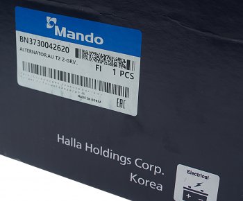 29 699 р. Генератор HYUNDAI Porter (65А,12V) MANDO MANDO bn3730042620  с доставкой в г. Воронеж. Увеличить фотографию 5