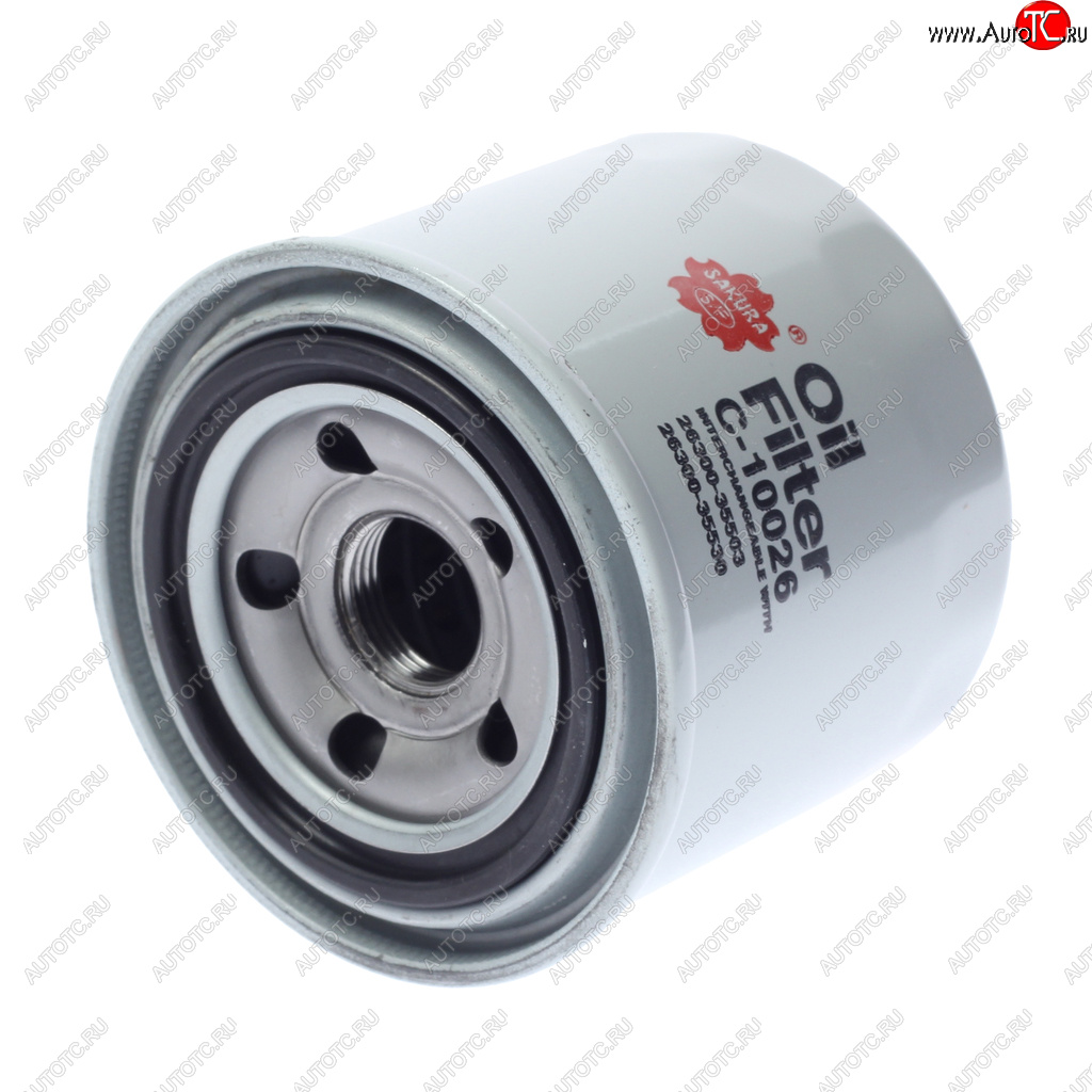 529 р. Фильтр масляный HYUNDAI Sonata,Accent,Lantra KIA Rio 3,Cerato MITSUBISHI Galant,Pajero (06-) SAKURA SAKURA c10026  с доставкой в г. Воронеж