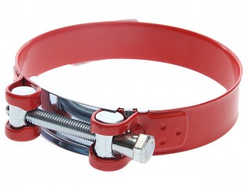 Хомут силовой d=104-112 (108) красный COMFORT COMFORT c.104-112.plr