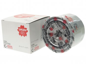 Фильтр масляный TOYOTA Camry (-91),Carina E (92-97),Corolla (-97) (DTD) SAKURA SAKURA c1111