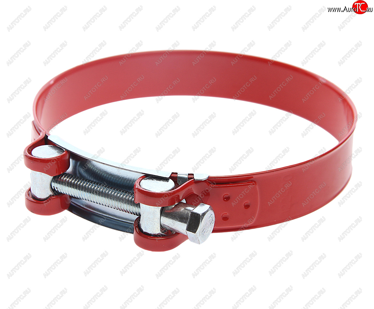 267 р. Хомут силовой d=122-130 (126) красный COMFORT COMFORT c.122-130.plr  с доставкой в г. Воронеж